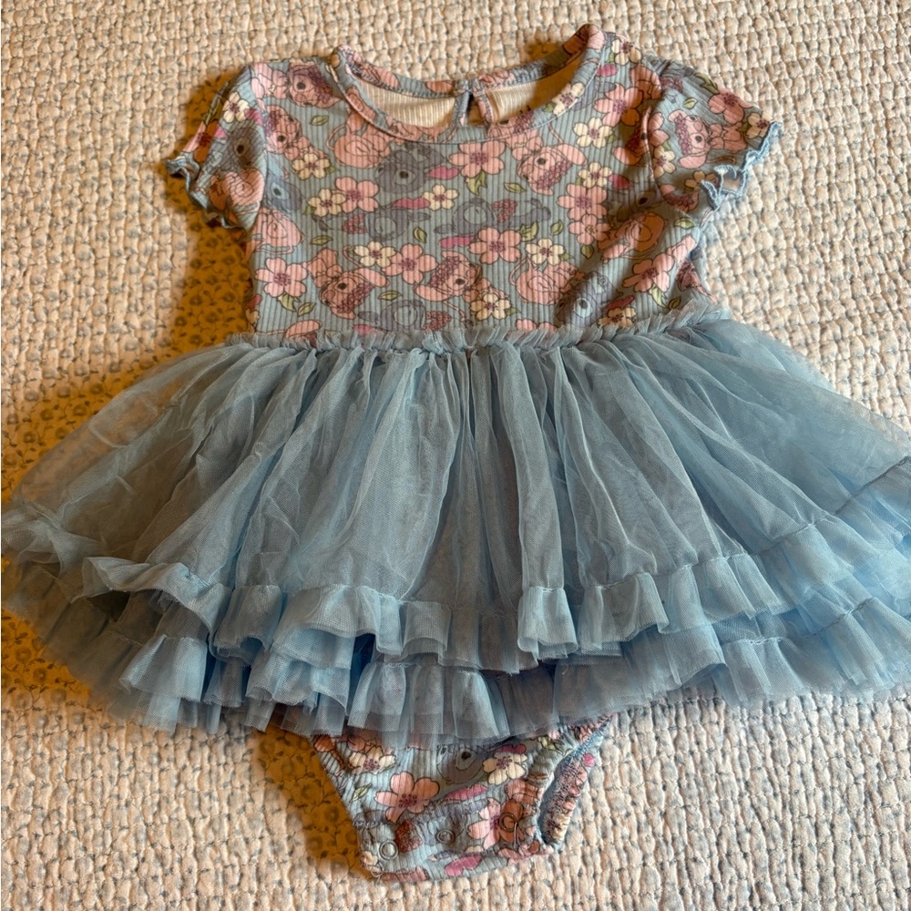 Disney Baby Stitch Tulle Tutu  Skirt One Piece